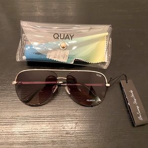 NEW QUAY High Key Aviator polarized sunglasses